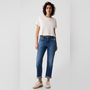 Gap Girlfriend Midrise Relaxed, Distressed Fit